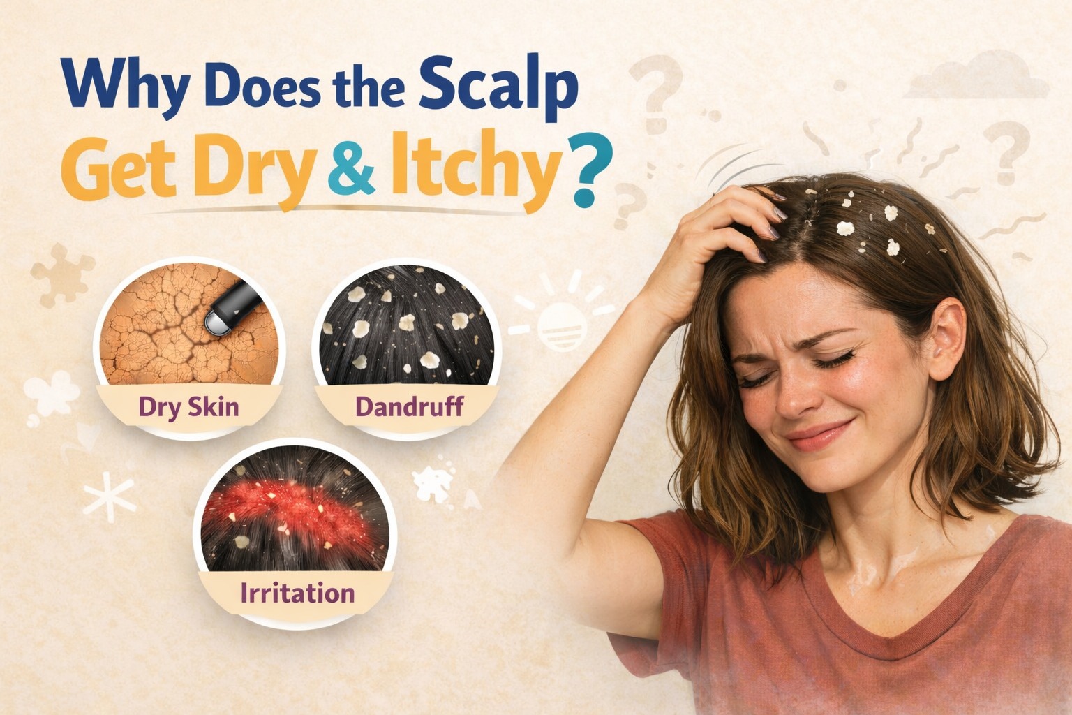 Why Does the Scalp Get Dry & Itchy?