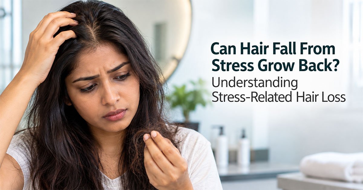Can Hair Fall From Stress Grow Back? Understanding Stress-Related Hair Loss Treatment